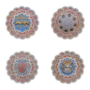 Colección 4 escudos Nazaríes